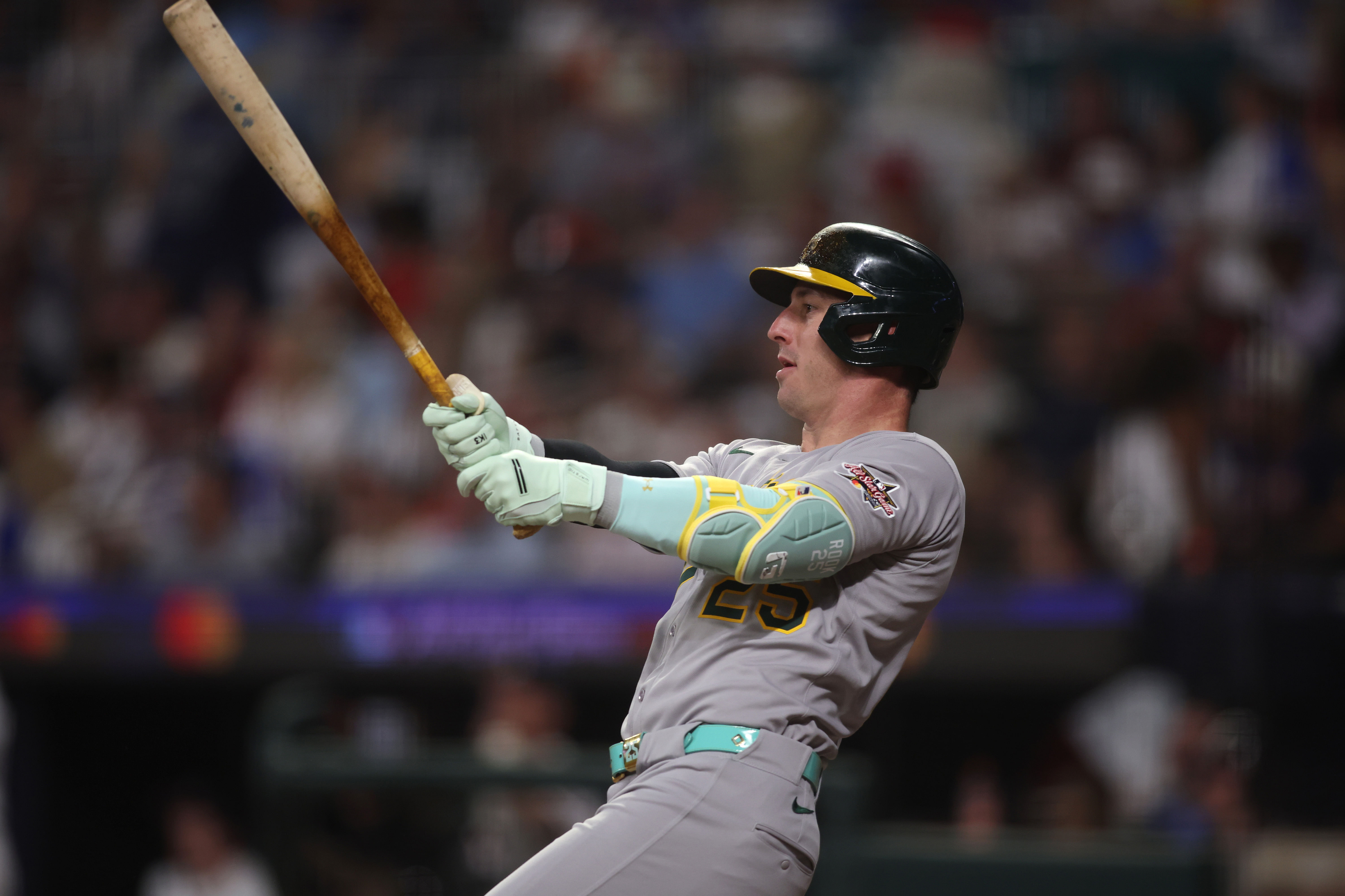 Brent Rooker could turn on one and launch it into orbit (Credits: IMAGN)